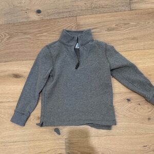 Crewcuts Charcoal Kids Quarter-Zip Sweater